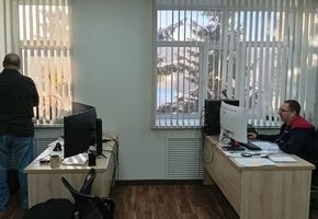 Изготовление вертикальных жалюзи для компании Спутник